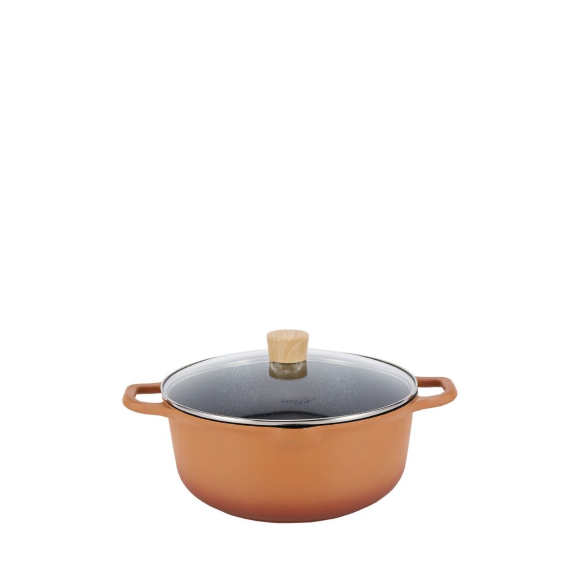 La Gourmet Shogun Morandi 28cm Marble Die-cast Casserole With Steamer