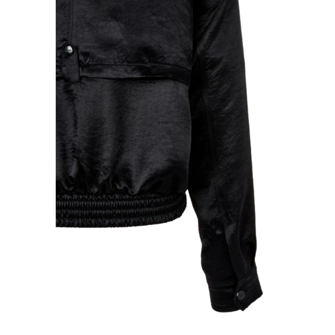 Voice Of Voices Glossy Banding Jumper Black