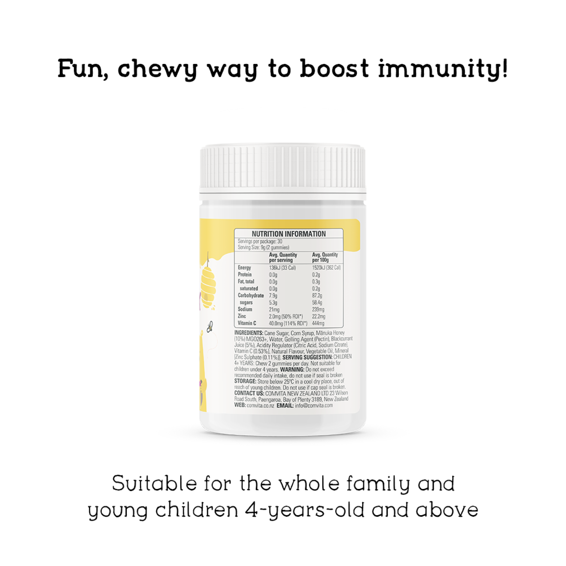 Comvita Kids UMF 10+ Gummies 60s