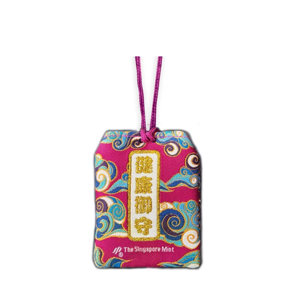 The Singapore Mint Sanrio Hello Kitty Daruma Gold Foil Charm Bag