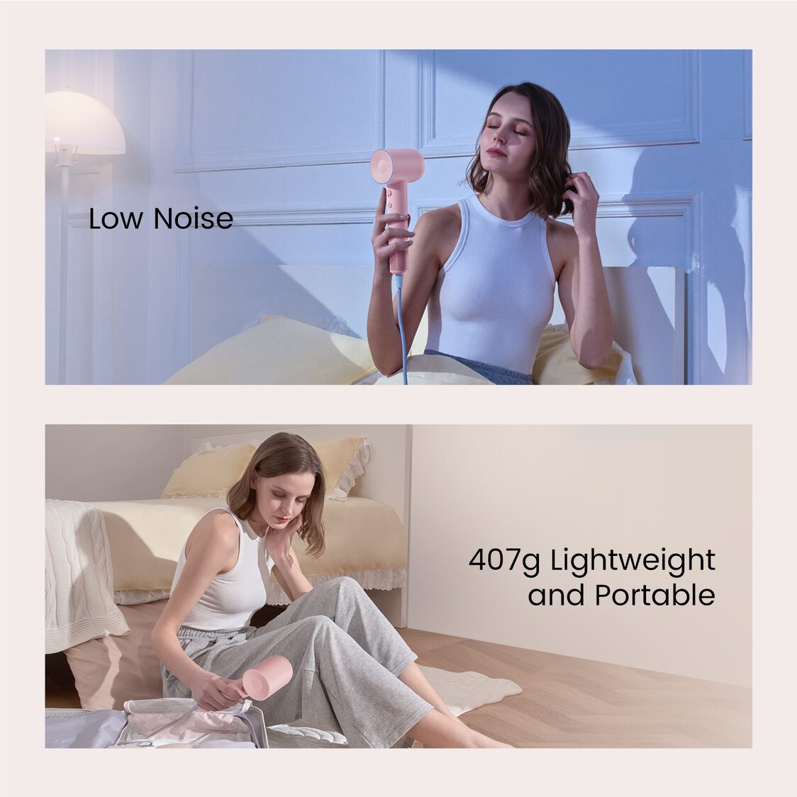 Laifen SE High-speed Hair Dryer Negative Ionic Fast Drying Low Noise Thermo-Control Long Lasting - Blue