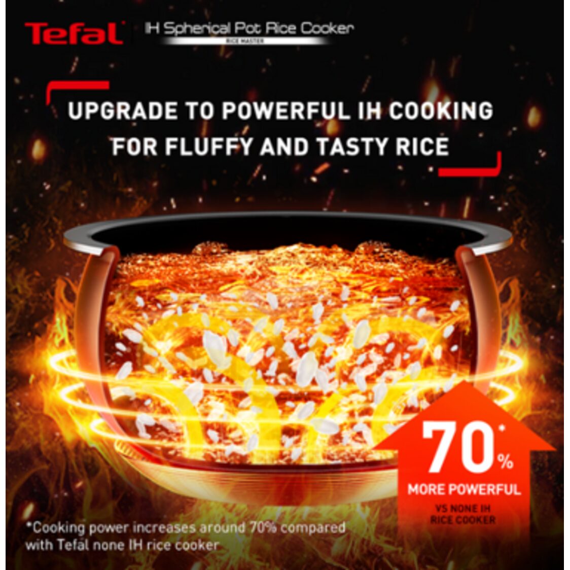 Tefal 1.5l Rice Master IH Rice Cooker (RK8131)