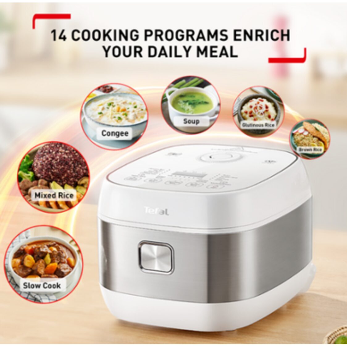 Tefal 1.5l Rice Master IH Rice Cooker (RK8131)