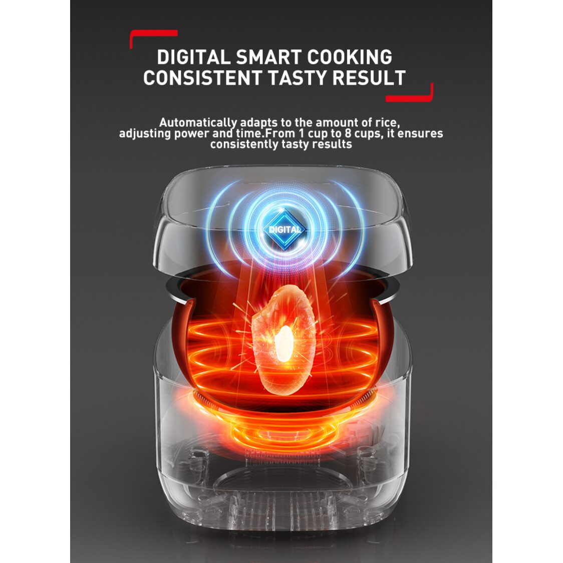 Tefal 1.5l Rice Master IH Rice Cooker (RK8131)