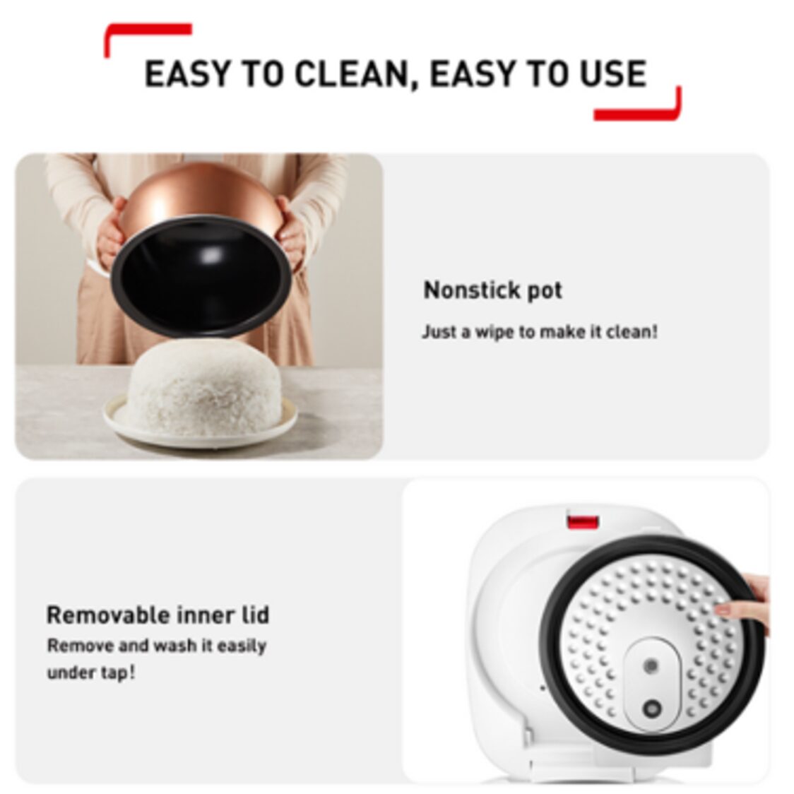 Tefal 1.5l Rice Master IH Rice Cooker (RK8131)