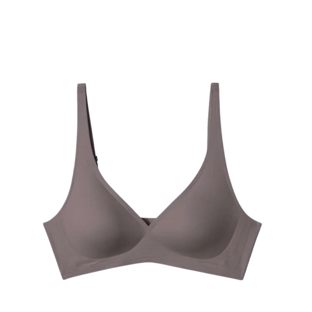 Pierre Cardin Next To Skin Seam Free Plunge Bralette 209-2929 - Brown