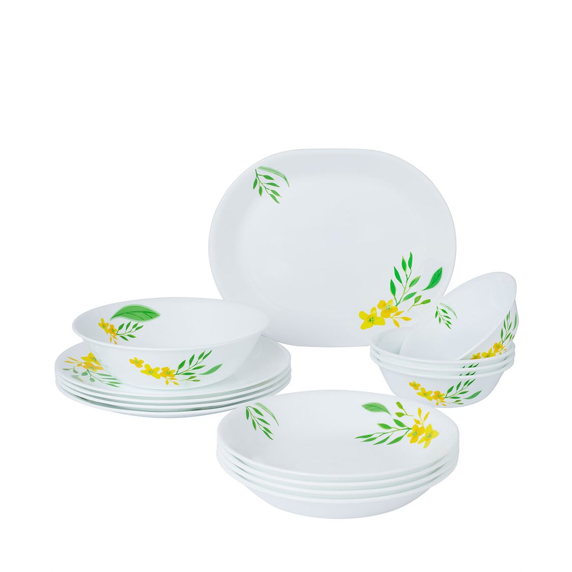Corelle 14pc Dinner Set - Noble Yellow