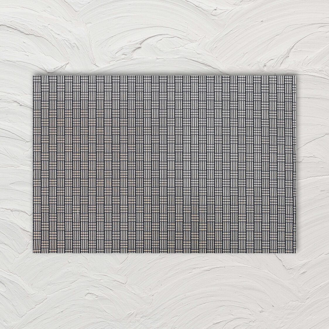 J. Rapee Mercado Placemat Black 30x45cm