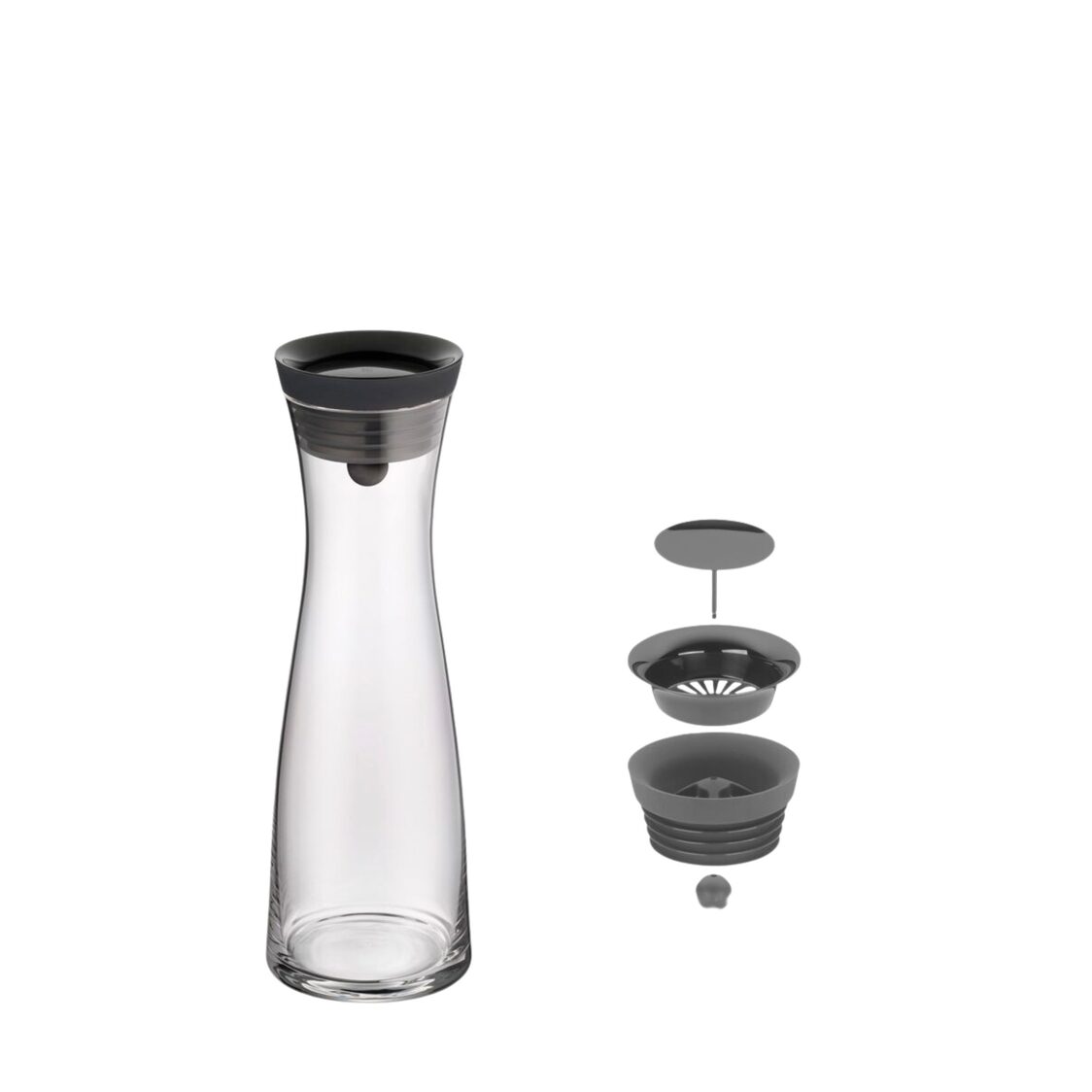 WMF Water Decanter 1.0L - Black (06-1770-6610)