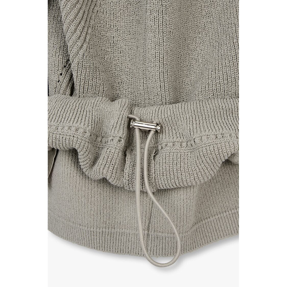 Voice Of Voices Zippered Knit Mixed Jumper