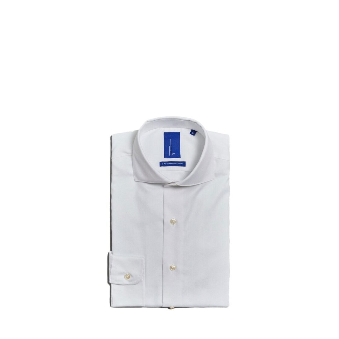 Highr Long Sleeve Shirt  White Dobby HRLSE085-WH