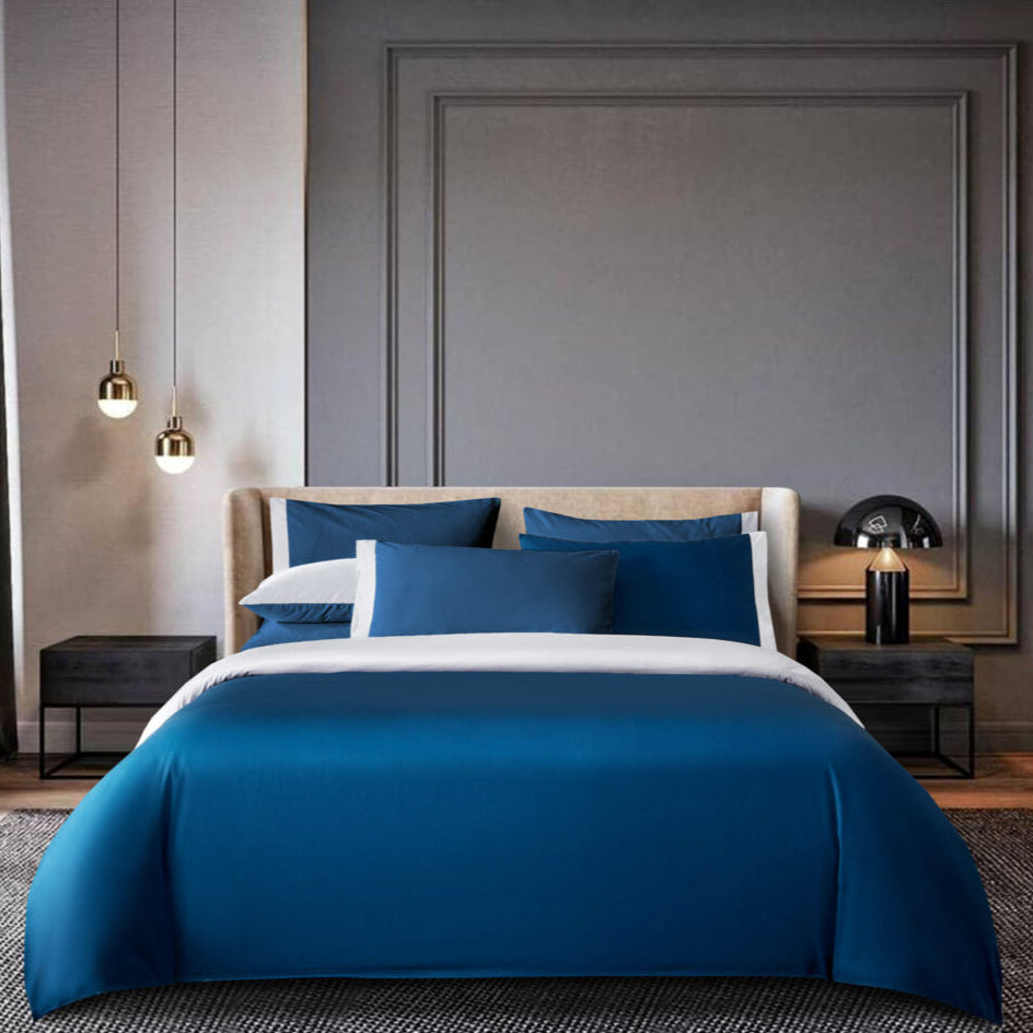 Penthouse Living Cassio Bedset Blue White
