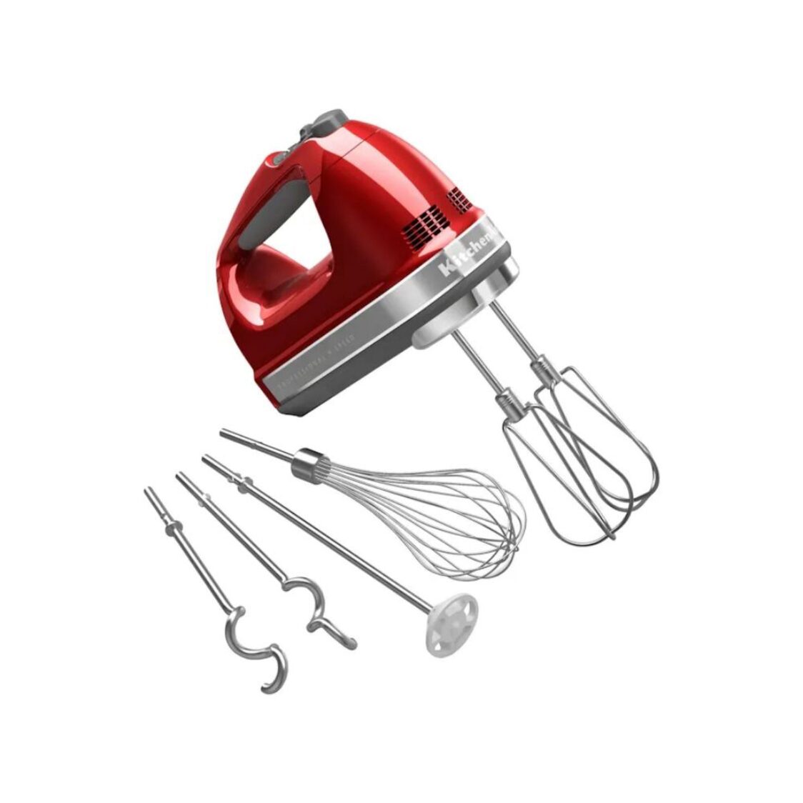 Kitchenaid 9 Speed Hand Mixer - Empire Red (5KHM9212BER)
