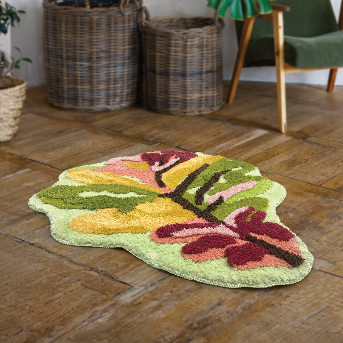 Charles Millen Signature Collection Tapestry 100% Microfibre Anti-Slip Mat – Oakley