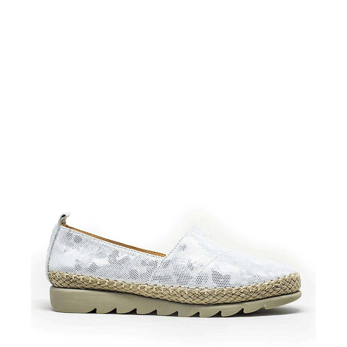 Barani 8938-230 Leather Pumps/Ballet Flats Gunmetal (Textured Leather)