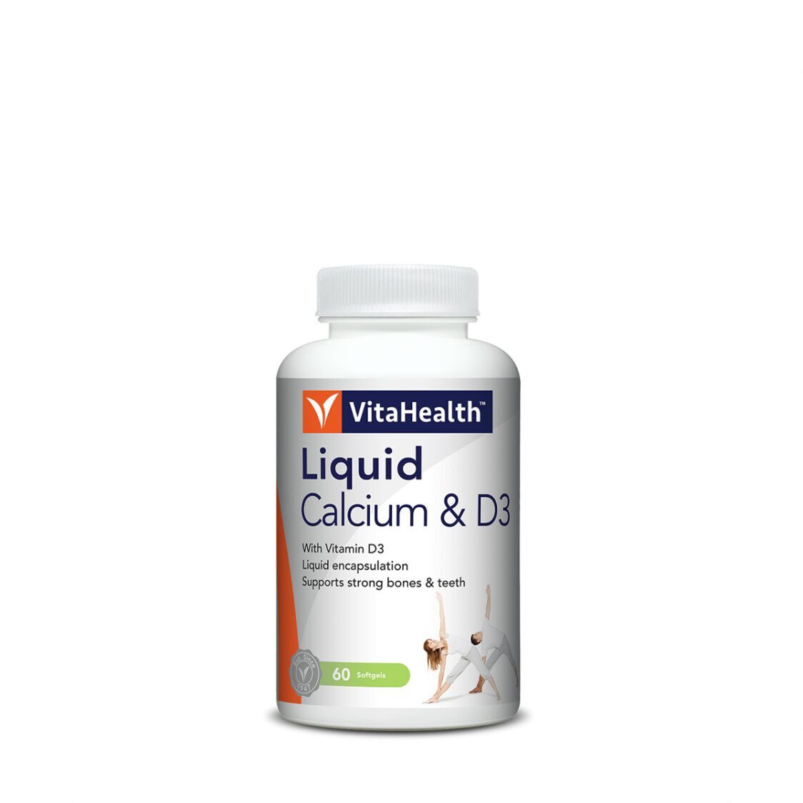 VitaHealth Liquid Calcium & D3 60 Softgels