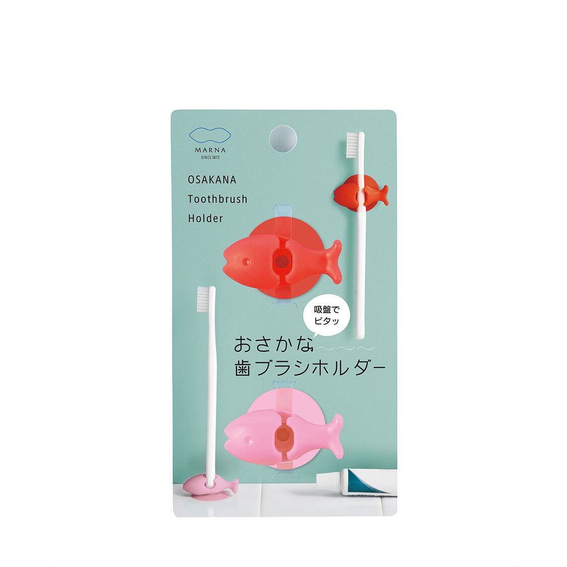 Marna Osakana Toothbrush Holders- Pink
