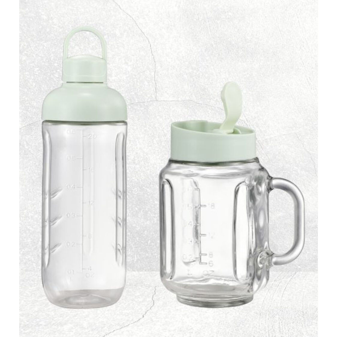 La Gourmet Retro Blender Set- Mint Green LGELRB400918