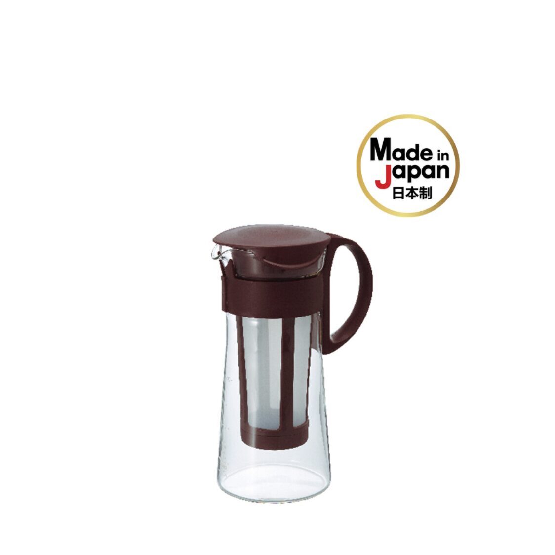 HARIO Mizudashi (Cold Brew) Coffee Pot 600ml - Chocolate Brown (MCPN-7CBR)