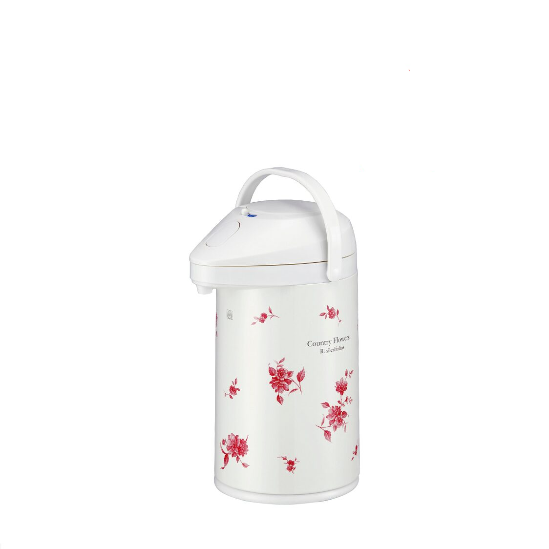 Peacock 3.0L Glass Lined Airpot (MPP-30 FLC) - Country Flowers