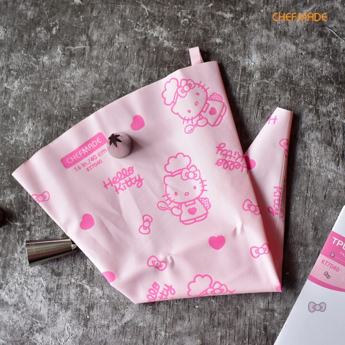 Chefmade Tpu Pastry Bag 40.5X22cm Pink Hello Kitty (1898cm-KT7040)