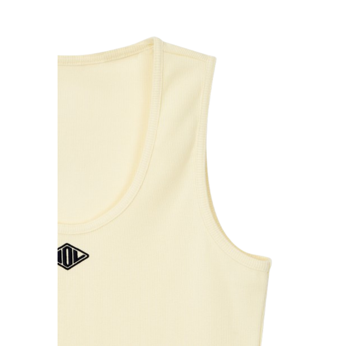 Voice Of Voices Logo Sleeveless Top Cream