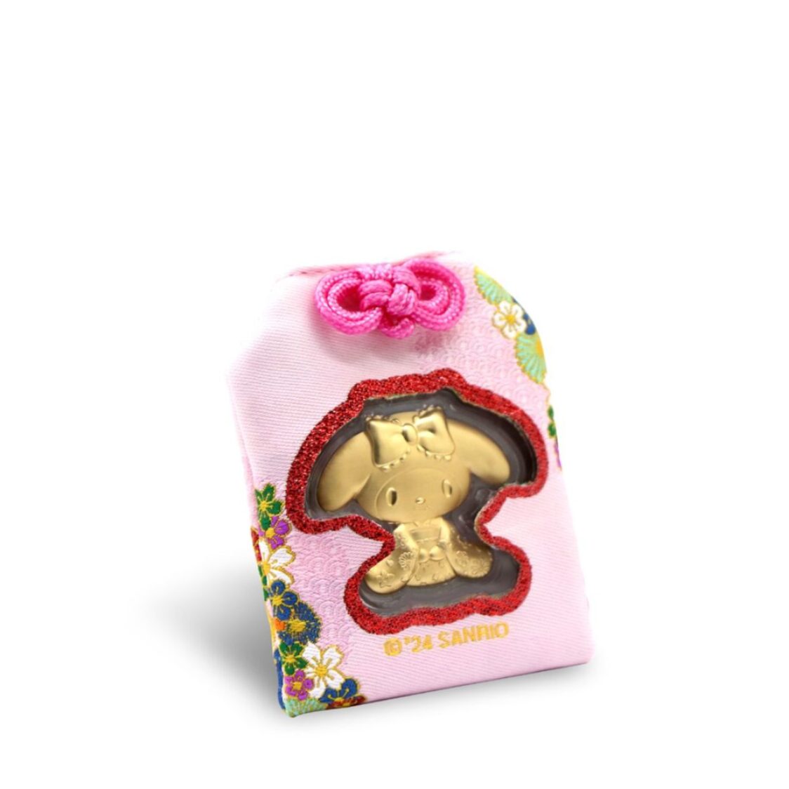 The Singapore Mint Sanrio My Melody Showa Collection Gold Foil with Charm Bag