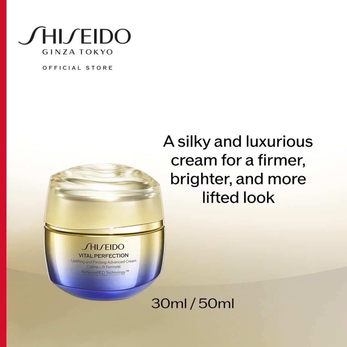Shiseido Vital Perfection Uplifting and Firming Advanced Cream 50ml