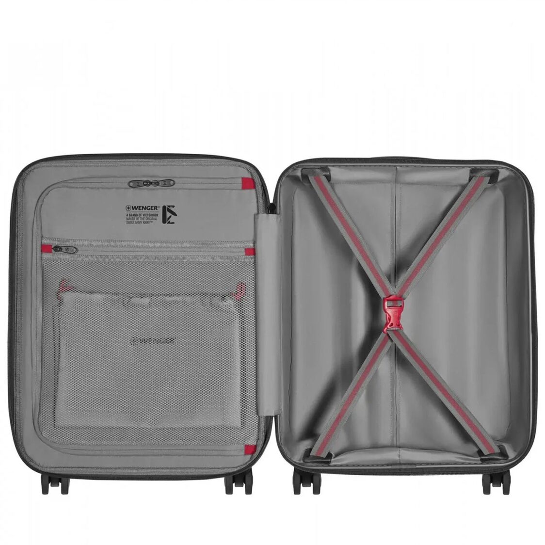 Wenger Motion 4 Double Wheels Expandable Trolley Luggage Case (TSA Lock & Anti-Theft Zipper)
