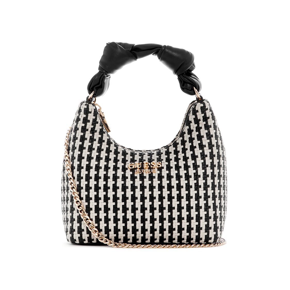 MIREMA SMALL HOBO,BLACK MULTI