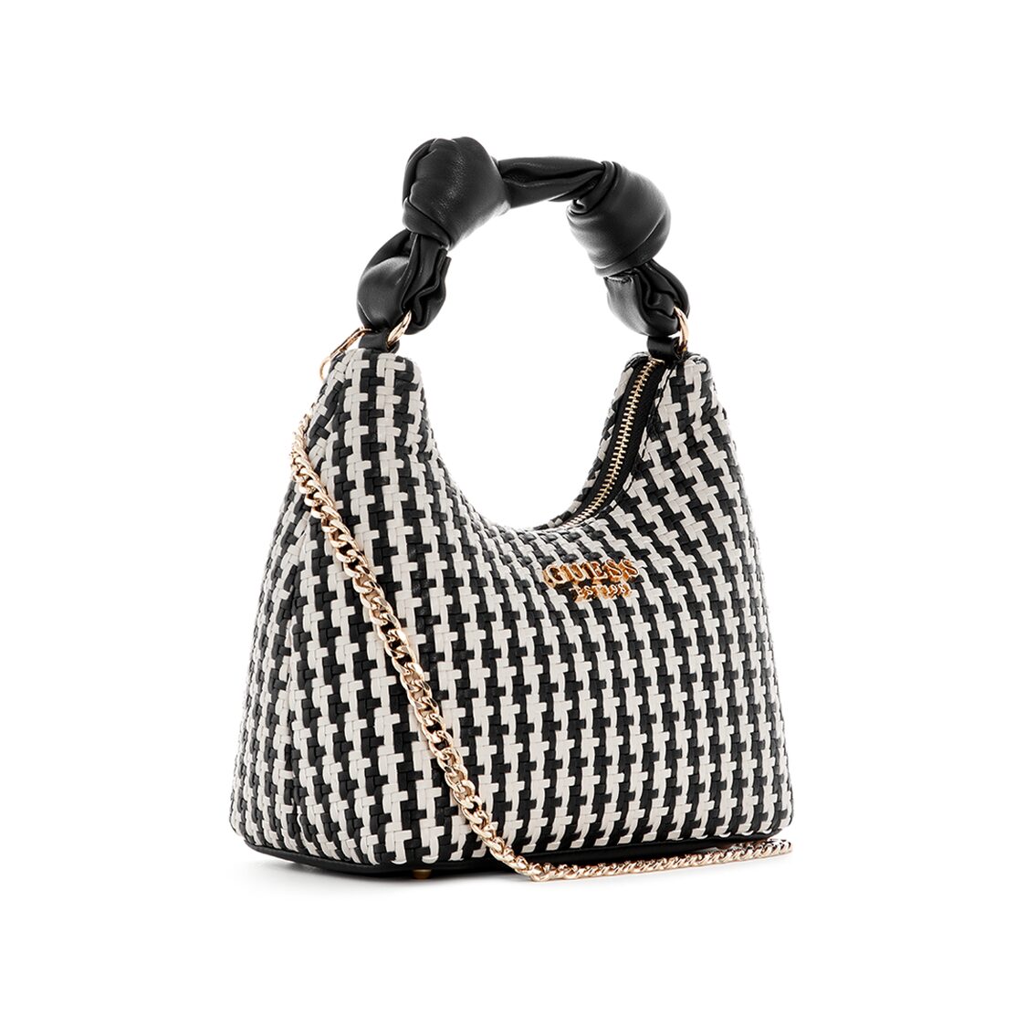 MIREMA SMALL HOBO,BLACK MULTI