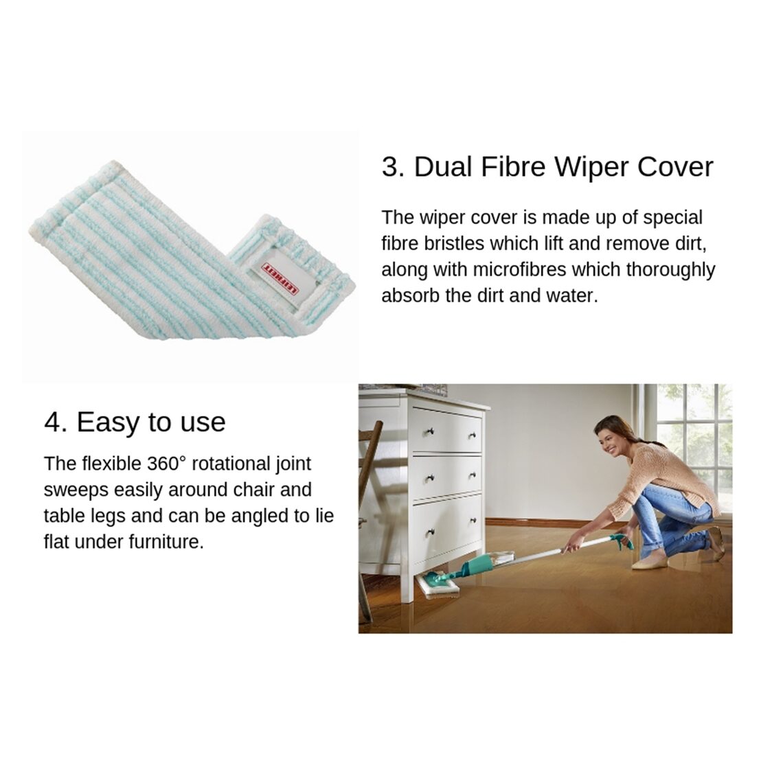 Leifheit Comfort Spray Mop Easy Spray XL