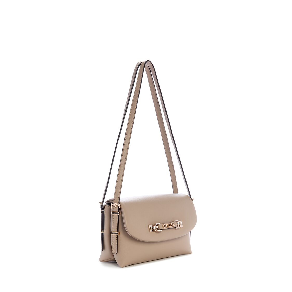 Guess Lefia Flap Shoulder Bag - Simply Taupe