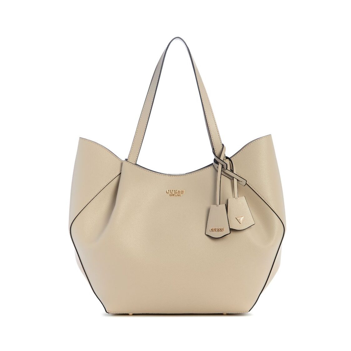 Guess Amorette 2 In 1 Tote - Light Taupe