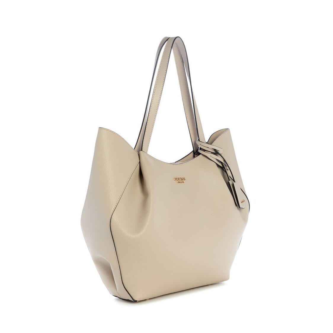 Guess Amorette 2 In 1 Tote - Light Taupe