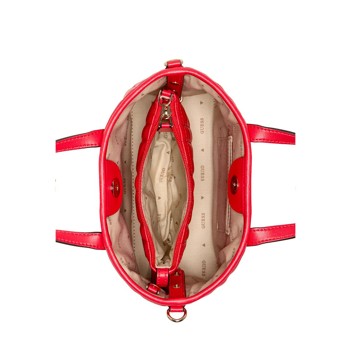 Guess Edita Mini Tote - Coral Red