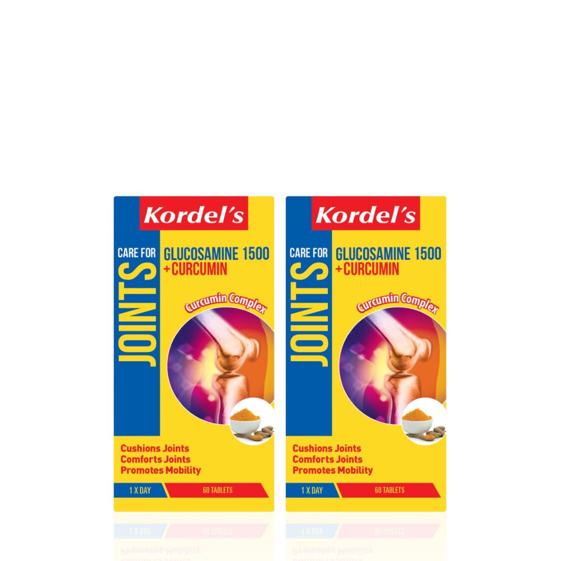 Kordel's Glucosamine 1500 + Curcumin 60'sx2