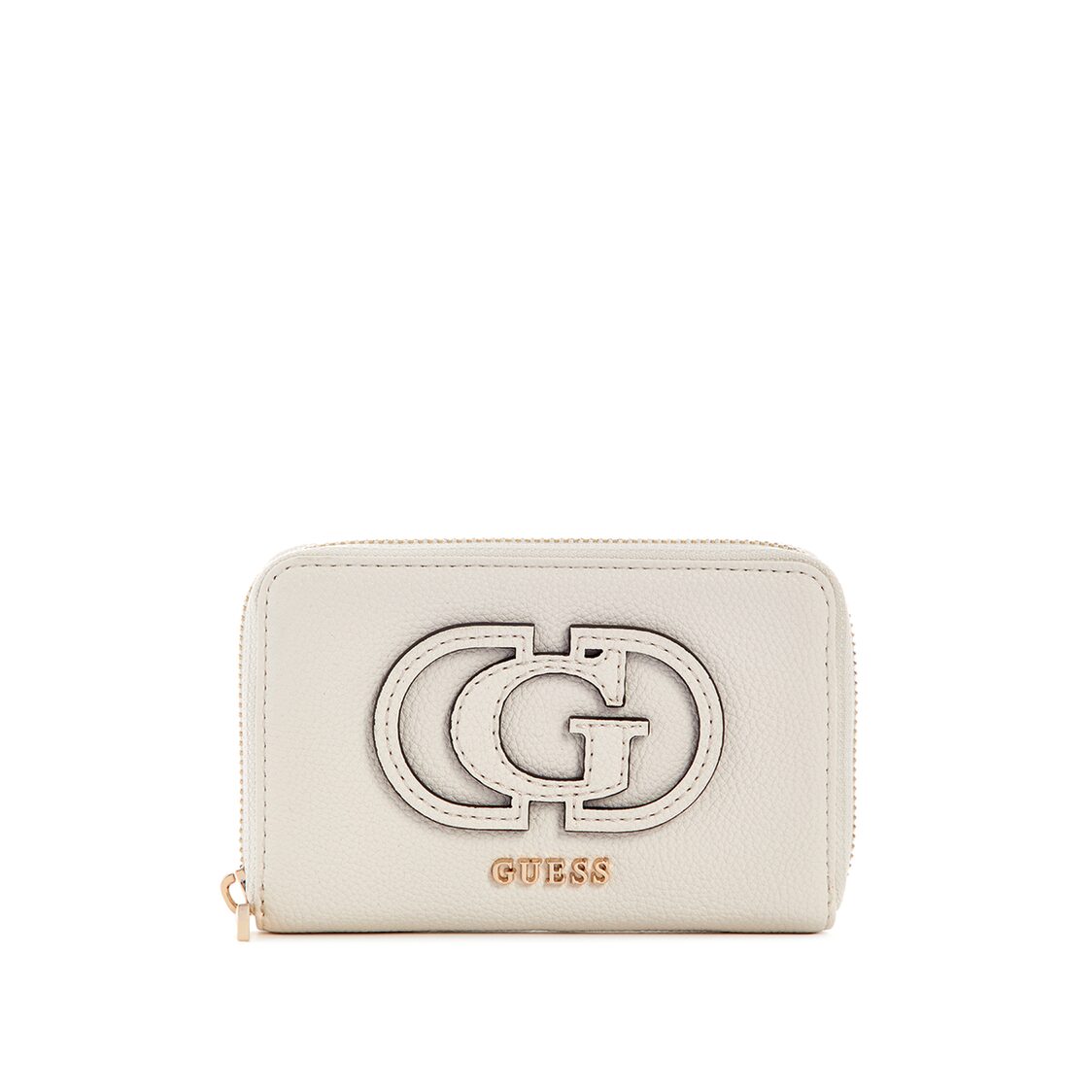 CALEBRA SLG MEDIUM ZIP AROUND,OFF WHITE