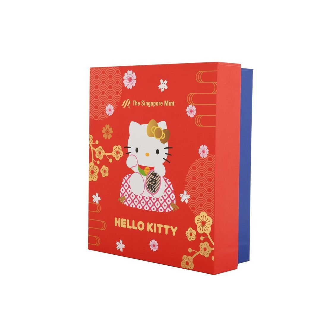 The Singapore Mint Sanrio Lucky Kitty 24K Gold Foil in Frame