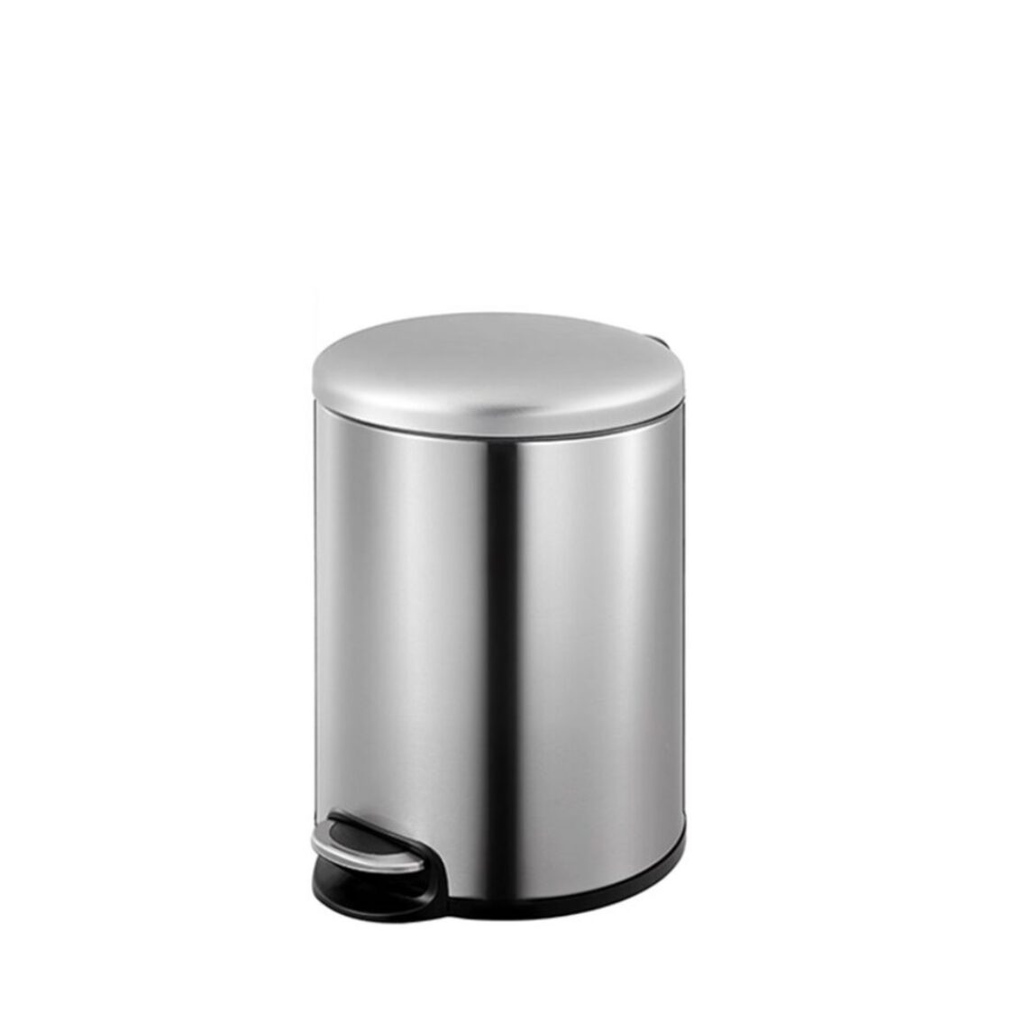 EKO Stainless Steel Round Step Bin With Soft Closing Lid 20L Maggey EK9213-20-MT
