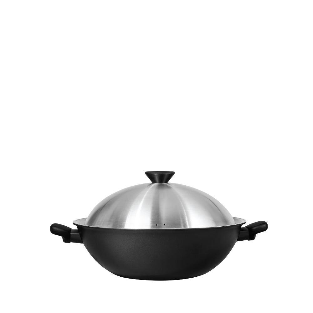 Meyer Midnight Nonstick 36cm Chinese Wok 82009