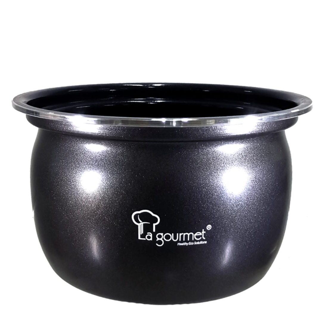 La Gourmet 2L Healthy Ceramic Rice Cooker Starch Reduction (LGELRC410764) + Free Shogun 12cm Mini Saucepan (LGSNFE410146)