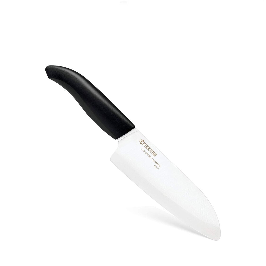 Kyocera 5.5" Advanced Zirconia Ceramic Santoku Knife (FK-140 WH-BK BIO)