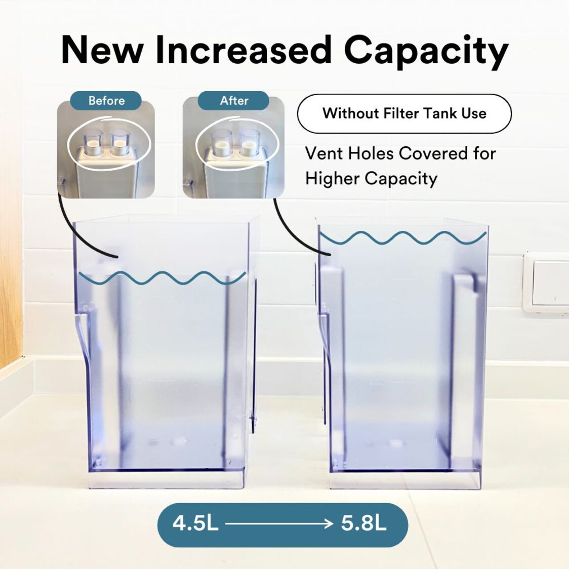 Toyomi 5.8L Instant Boil Filtered Water Dispenser with Premium UltraNano™ Filter (FB8845F)