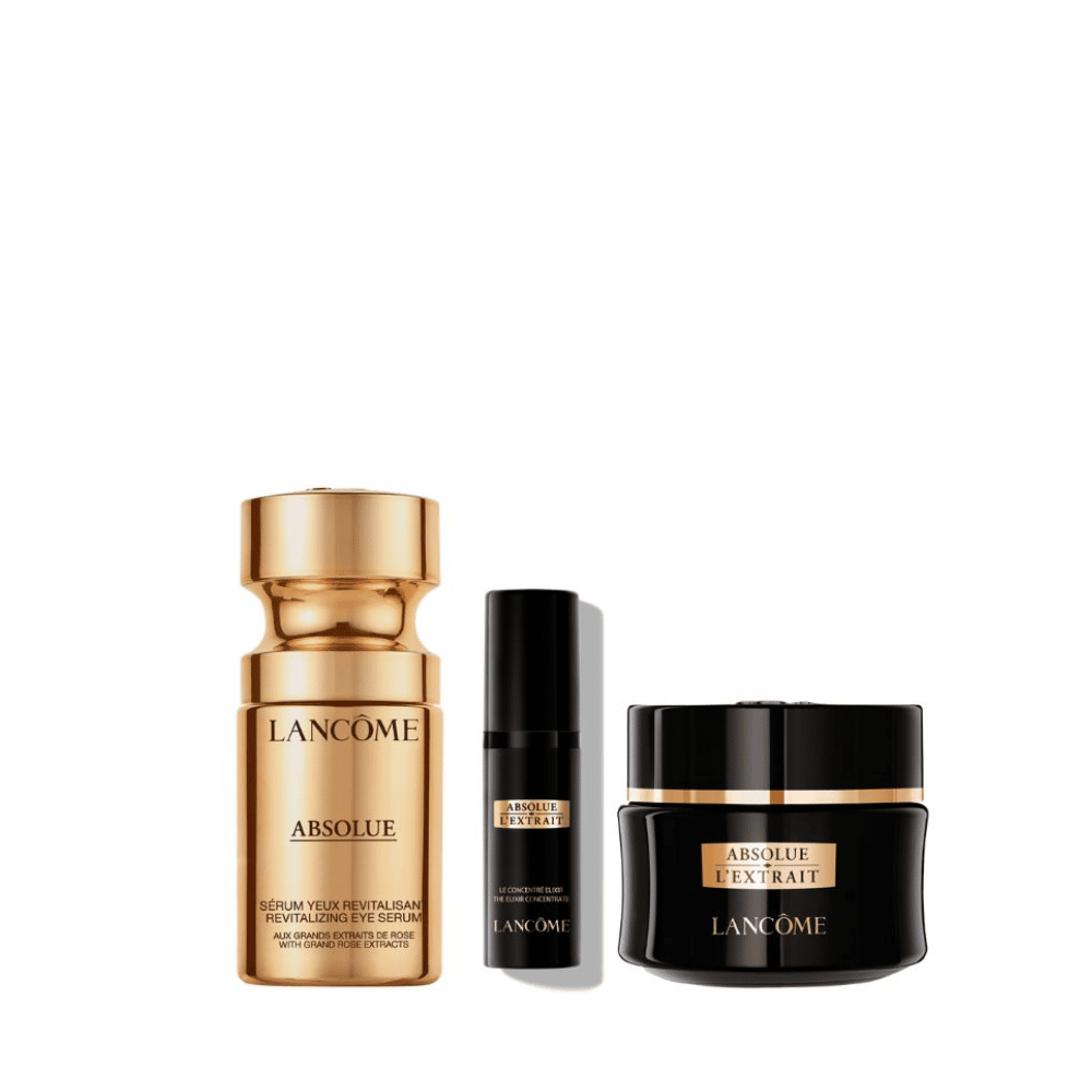 Receive an additional full-size item and 2-pc gift set (worth $680) with with $1,200 nett spend on Lancome Absolue products (Gift with Purchase)