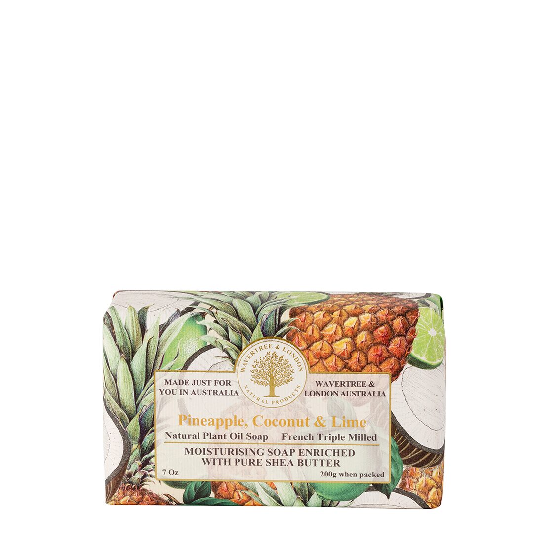 Wavertree & London Pineapple Coconut & Lime Soap Bar 200g
