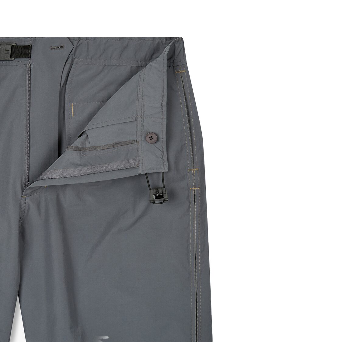 Studio Tomboy Magnet Buckle Wide Pants Dark Grey