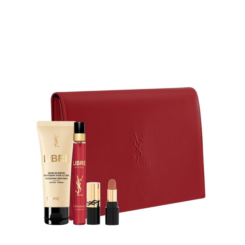 Receive a complimentary 4-pc gift with purchase of any Libre 50ml – 90ml on YSL (Gift with Purchase)