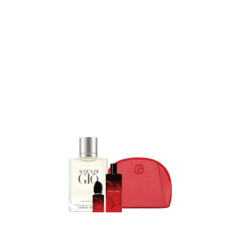 Receive 4-pc gift including full sized perfume with $280 nett spend on Giorgio Armani Fragrance for HER (Gift with Purchase)