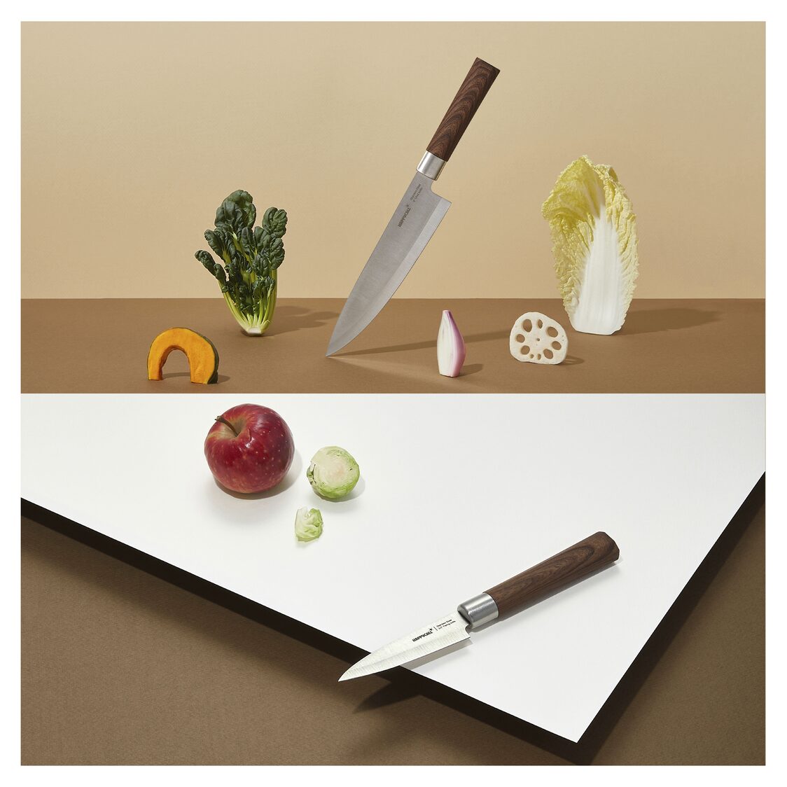 HAPPYCALL Woodique 5-PC Knife & Scissor Set (4900-3006)